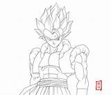 Gogeta Goku Coloring Ssj4 Ball Dragon Drawing Super Pages Saiyan Drawings Lineart Ss4 Appears Dbz Sketch Getdrawings Color Deviantart Prints sketch template