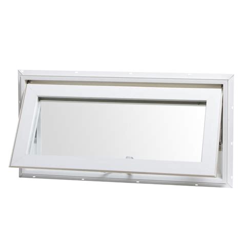 tafco  series vinyl double pane annealed  construction awning window rough opening
