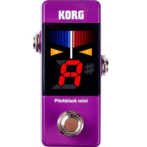 korg pitchblack mini pu afinador pedal