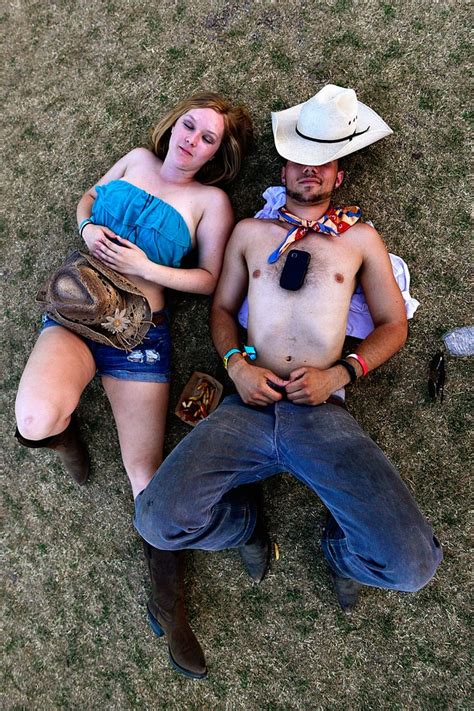 A Couple Rested Together At Stagecoach Cute Couples At