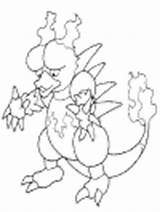 Pokemon Coloring Pages Magmar Fire Type Ws sketch template