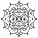 Coloring Pages Mandala Fall Cool Getcolorings Patterns sketch template