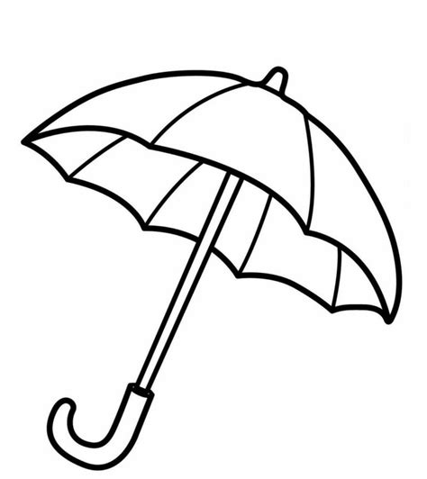 umbrella coloring  activity pages coloring pages