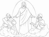 Jezus Kolorowanka Kolorowanki Druku Niebie Dzieci Renifery Planetadziecka Wielkanoc sketch template
