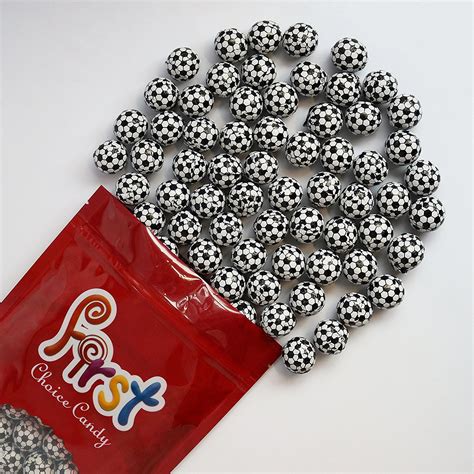 firstchoicecandy chocolate soccer balls  pound resealable bag