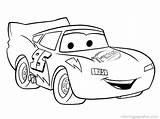 Coloring Pages Mcqueen Lightning Print Animal sketch template
