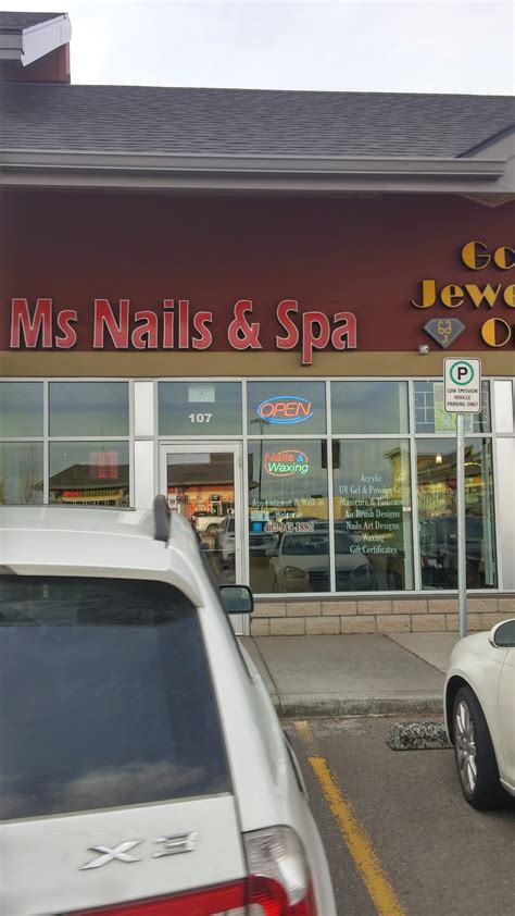 ms nails spa  stonegate dr nw airdrie ab tb  canada