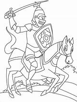 Knight Coloring Pages Knights Horse Rider Perfect Kids Printable Moving Fast Colouring Color Medieval Times Dragon Print Riding Drawing Magic sketch template