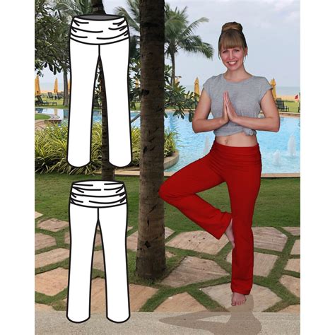 Yvonna Yoga Pants Sewing Pattern Yoga Pants Sewing Pattern Etsy