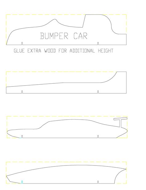 pinewood derby car design template