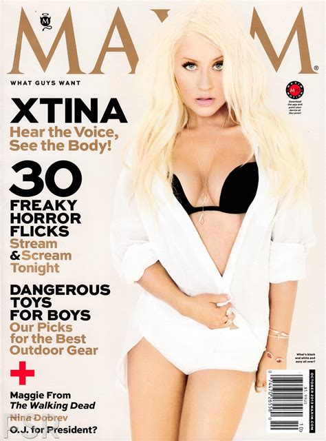 christina aguilera full maxim spread oh no they didn t