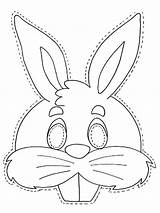 Mask Easter Masks Bunny Template Rabbit Maska Activities Kids Coloring Pages Mascaras Animal Templates sketch template