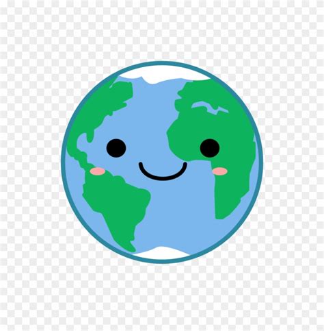 earth cute png clipart  pinclipart