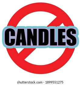 candle warning signs images stock  vectors shutterstock