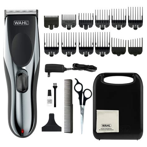 mua wahl model  clipper rechargeable cordcordless haircutting trimming kit  heads