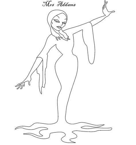 addams family coloring pages  addams