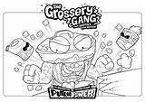 Gang Grossery Coloring Pages Trash Pack Printable Color Print Via Clean Team Getcolorings Shelter Activity Getcoloringpages sketch template