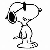Snoopy Coloring Printable Pages Coloringme Sheets Joe Cool sketch template