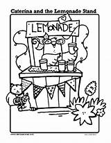 Lemonade Coloring Stand Pages Color Sheets Summer Kids Caterina Drawing Print Printable Book Getcolorings Getdrawings Pdf Template Stands sketch template