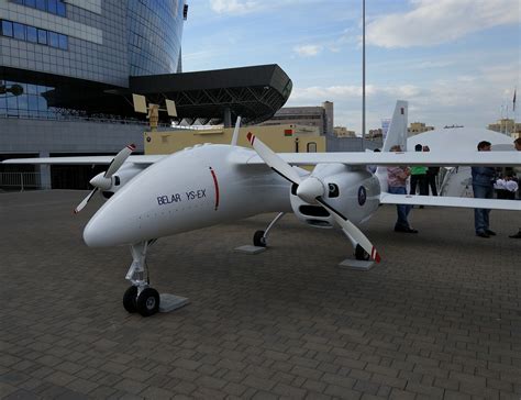 belar ys  unmanned aerial vehicle debuts  milex  defence blog