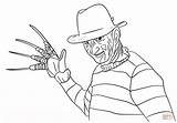 Freddy Krueger Coloring Pages Michael Vs Myers Jason Printable Drawing Hand Drawings Color Para Colorear Dibujos Dibujo Colouring Supercoloring Template sketch template