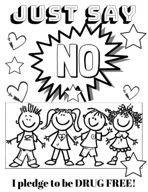 red ribbon week activities coloring pages png  file