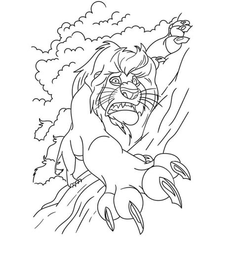 printable  lion king coloring pages