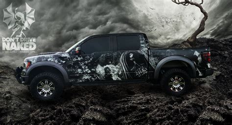 marine reaper vehicle wrap  ford   vehicles car wrap ford