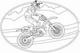 Dirt Yamaha Supercoloring Motocross sketch template
