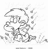 Hail Coloring Clipart Storm Cartoon Running 38kb 620px Clipground sketch template