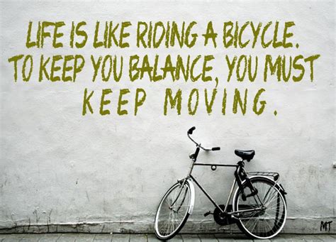 Life Is Like Riding A Bicycle Inspirational Quotes Life