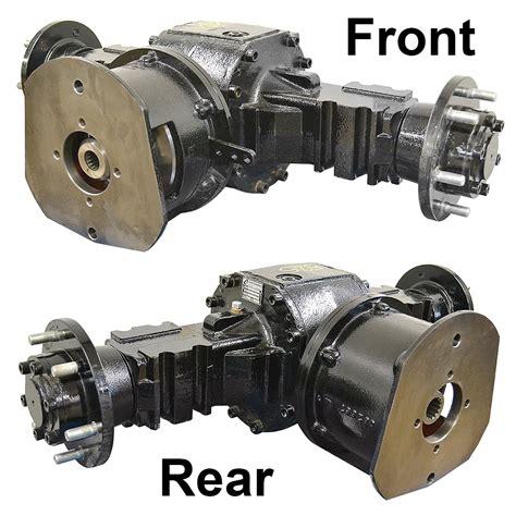 comer industries  articulated steering front rear axle