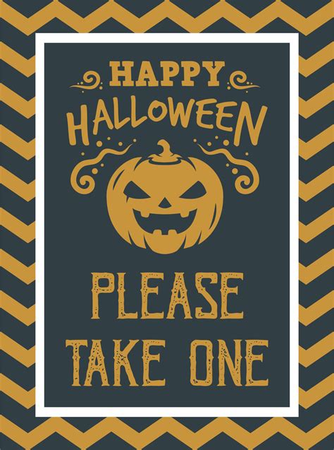 halloween signs printable        printablee