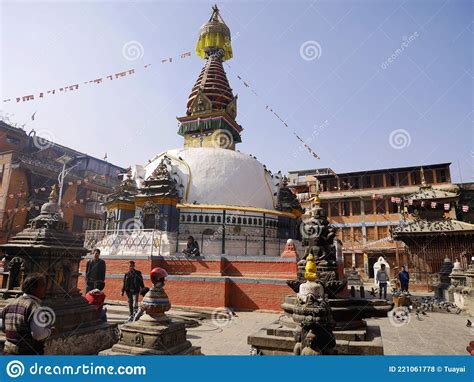 kaathe swayambhu shree gha chaitya miniature replica  swayambhunath  popular place tibetan