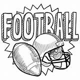 Football Coloring Pages Sports Printable Sheets Kids Colouring Choose Board Sport sketch template
