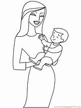 Mother Coloring Pages Daughter Getcoloringpages sketch template