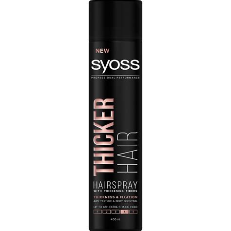 Syoss Hairspray Thicker Hair Λακ Μαλλιών για Όγκο Ofarmakopoiosmou Gr