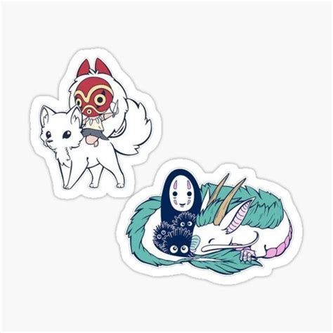 produits sur le thame ghibli in 2020 print stickers