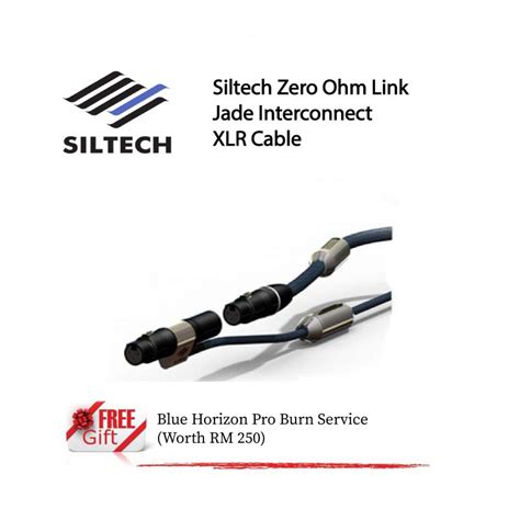 siltech  ohm link jade interconnect xlr cable    netherlands cmy