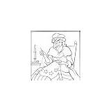 Ross Betsy Flag American Coloring First Kids sketch template