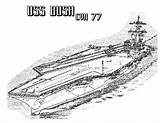 Coloring Carrier Pages Aircraft Ship Cvn Bush Battleship Navy Plane Attack Take Off Ww2 Template Coloringsky sketch template