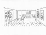 Perspective Drawing Bedroom Raum Room Zeichnen Perspektive Drawings Point Paintingvalley Mit Zentralperspektive Von Pinnwand Auswählen Choose Board sketch template