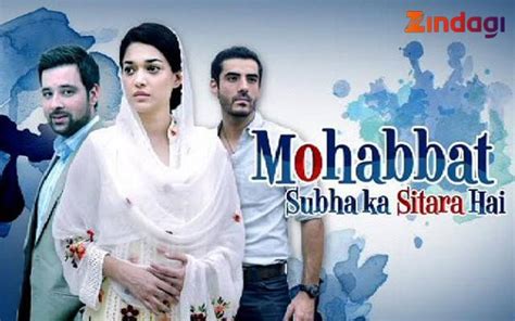 hindi tv serial mohabat subh ka sitara hai synopsis aired  zindagi tv
