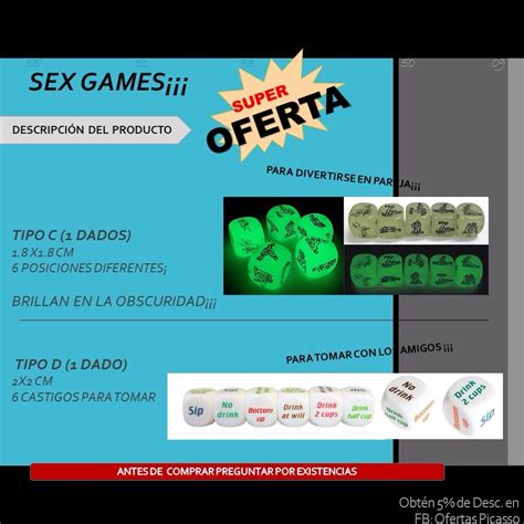 Dados Sex Game Juego De Mesa Drink Games Juego Para Tomar Mercado Libre