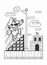 Mario Coloring Pages Colouring Super Bros Nintendo Sheets Printable Book Magical Cartoon Characters Adult Blogx Choose Board Info sketch template