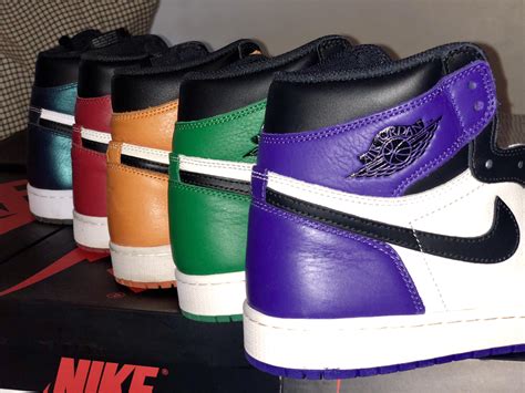 complete set jordan  toe colorways rsneakers