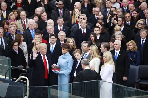 the inauguration of president trump the new york times