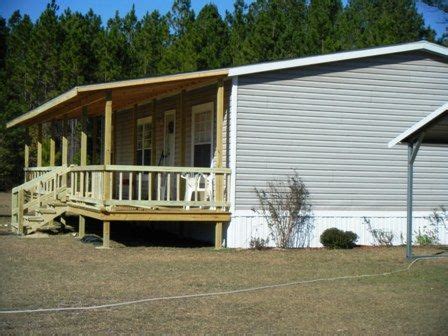 finished covered porch  double wide belindajowrites  mobile home porch manufactured