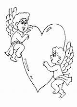 Cupid Coloring Pages Printable Getcolorings sketch template