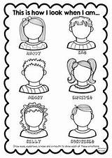 Feelings Emotions Kindergarten Printable Kids Anglais Emotion Tracing Esl Cycles émotions Kinder Ecole Anglaise éthique Activités Exercice Corporel Religieuse Schéma sketch template